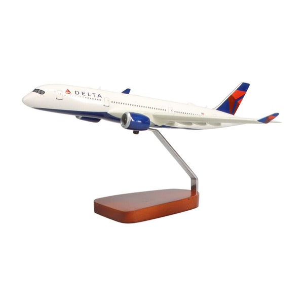 Airbus A350-900 Delta Air Lines Large Mahogany Model