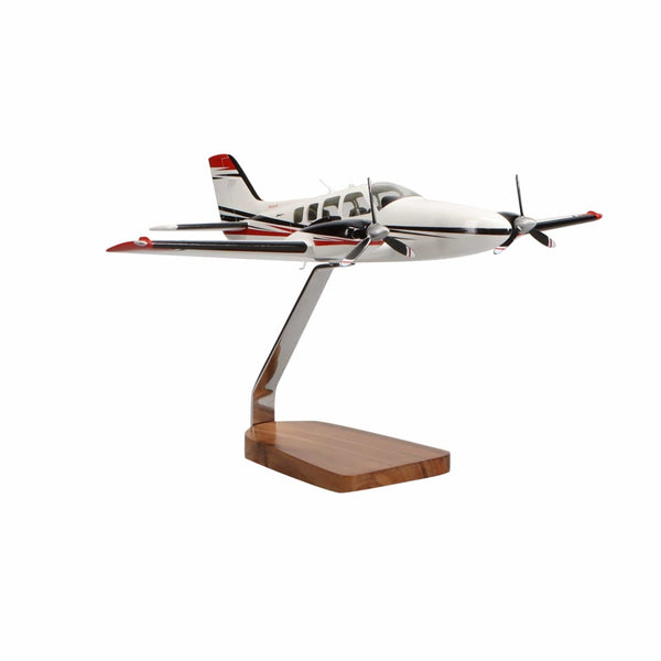 Beechcraft® Baron G58 Clear Canopy Large Mahogany Model