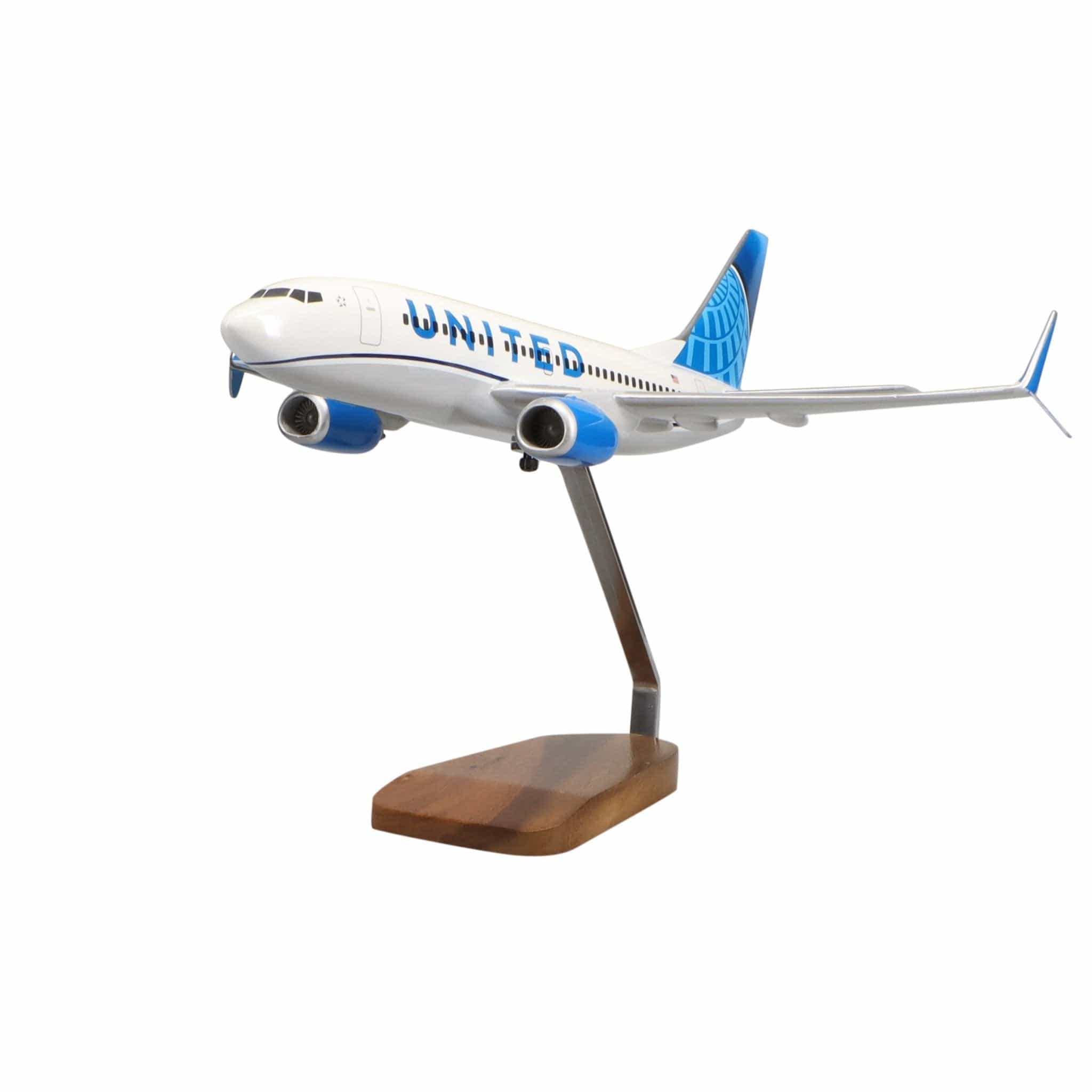 Boeing 737-700 United Airlines (2019 Livery) Large Mahogany Model ...