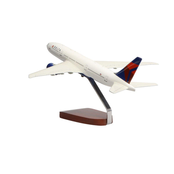 Boeing™ 777-200LR Delta Air Lines Large Mahogany Model