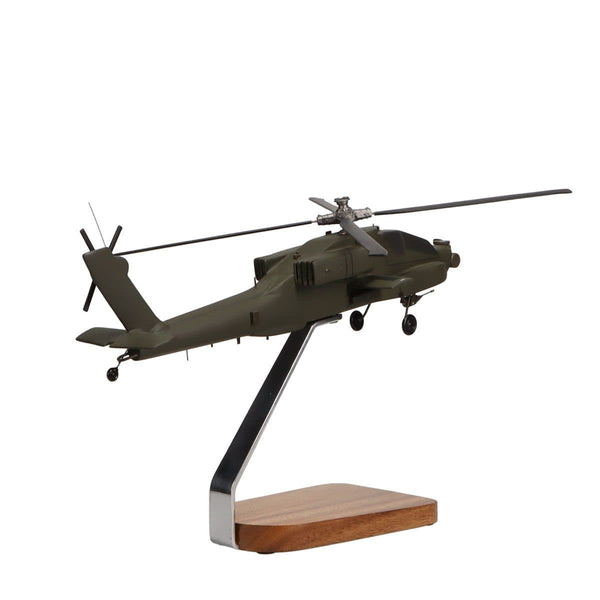 Boeing AH-64 Apache Longbow Large Mahogany Model