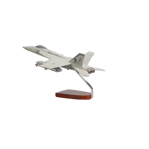 Boeing™ F/A-18E Super Hornet with Drop Tanks Large Mahogany Model