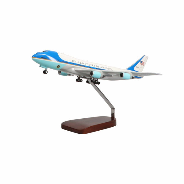 Boeing VC-25 (Air Force One) Large Mahogany Model