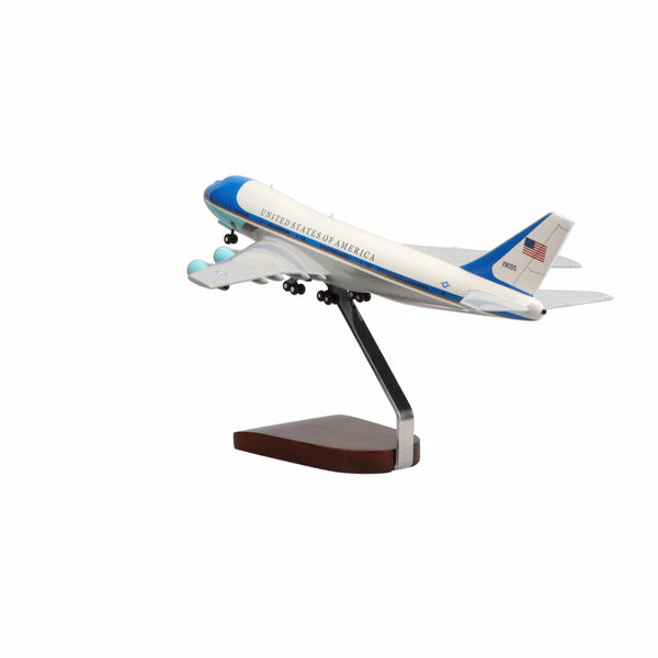 Boeing VC-25 (Air Force One) Large Mahogany Model