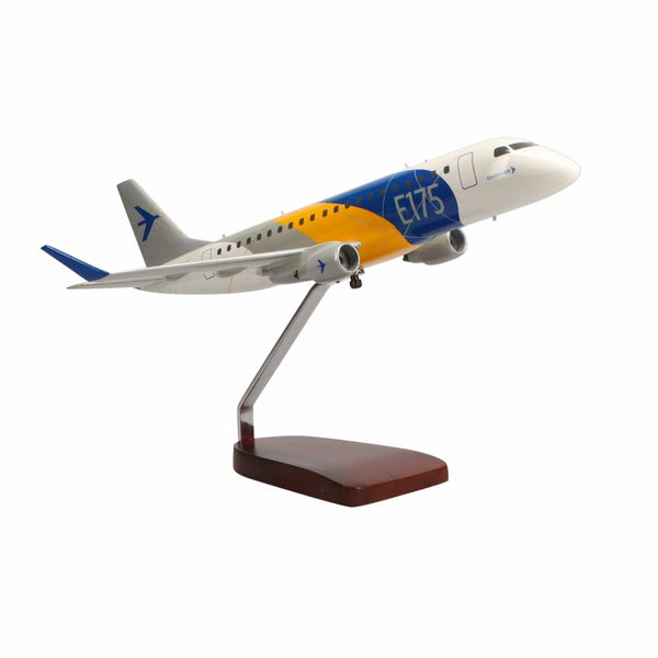 Embraer E-175 (Factory Colors) Large Mahogany Model