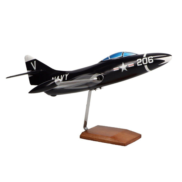 Grumman F9F-5 Panther™ Large Mahogany Model