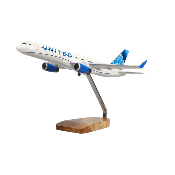 Boeing 757-200 United Airlines Large Mahogany Model