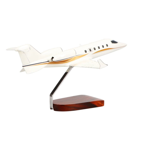 Learjet 31 Large Mahogany Model