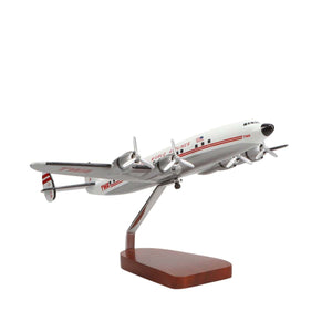 Lockheed L-1049 Super Constellation® TWA (Trans World Airlines) Large Mahogany Model