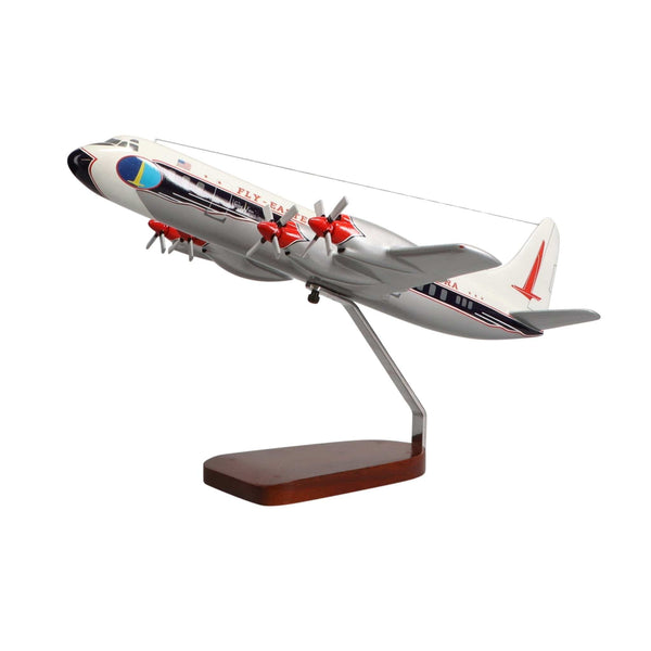 Lockheed L-188 Electra® Large Mahogany Model