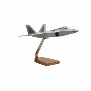 Lockheed Martin F-22 Raptor® Clear Canopy Large Mahogany Model