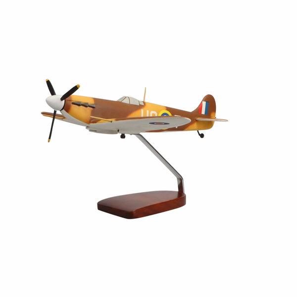 Supermarine Spitfire Large Mahogany Model