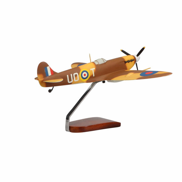 Supermarine Spitfire Large Mahogany Model