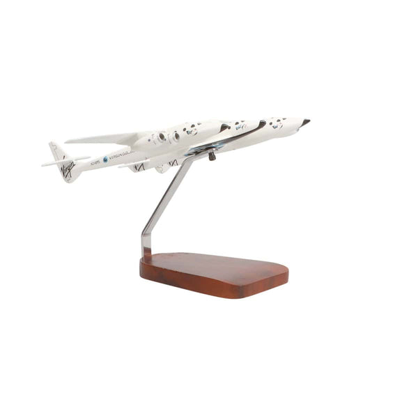 Virgin Galactic White Knight Two carrying SpaceShipTwo Large Mahogany Model