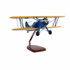 Waco Aircraft Company UPF-7 (Military) Large Mahogany Model